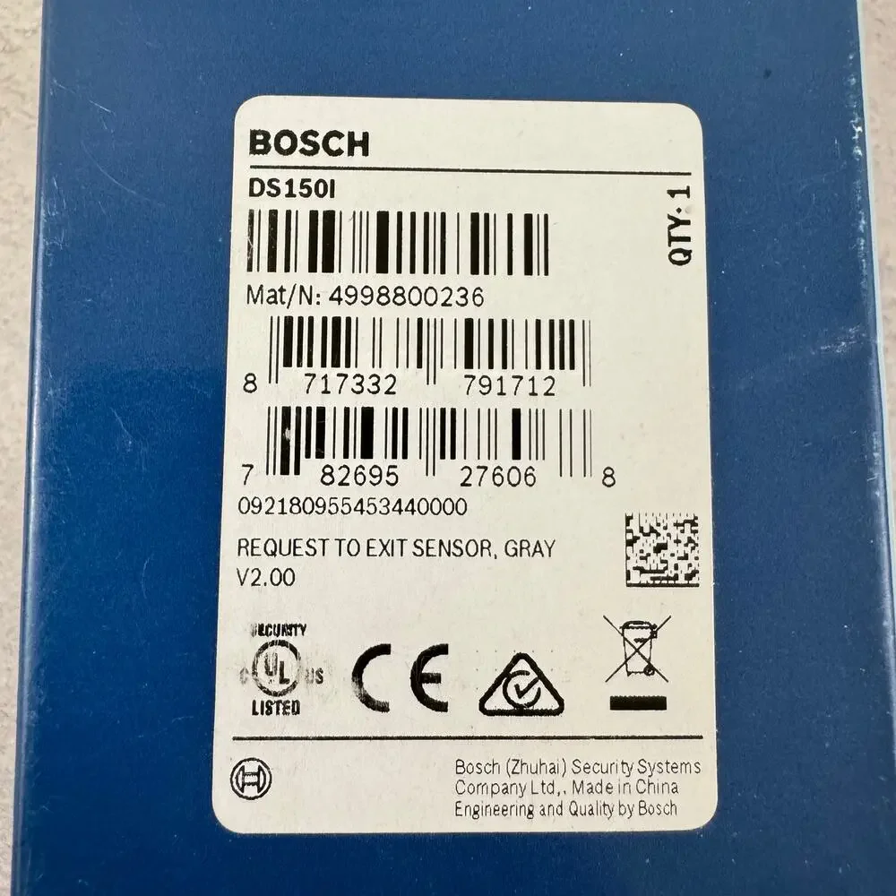 Bosch security ds150i
